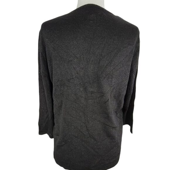 Alfred Dunner Black Layered Sweater Size Medium NWT - Picture 6 of 9